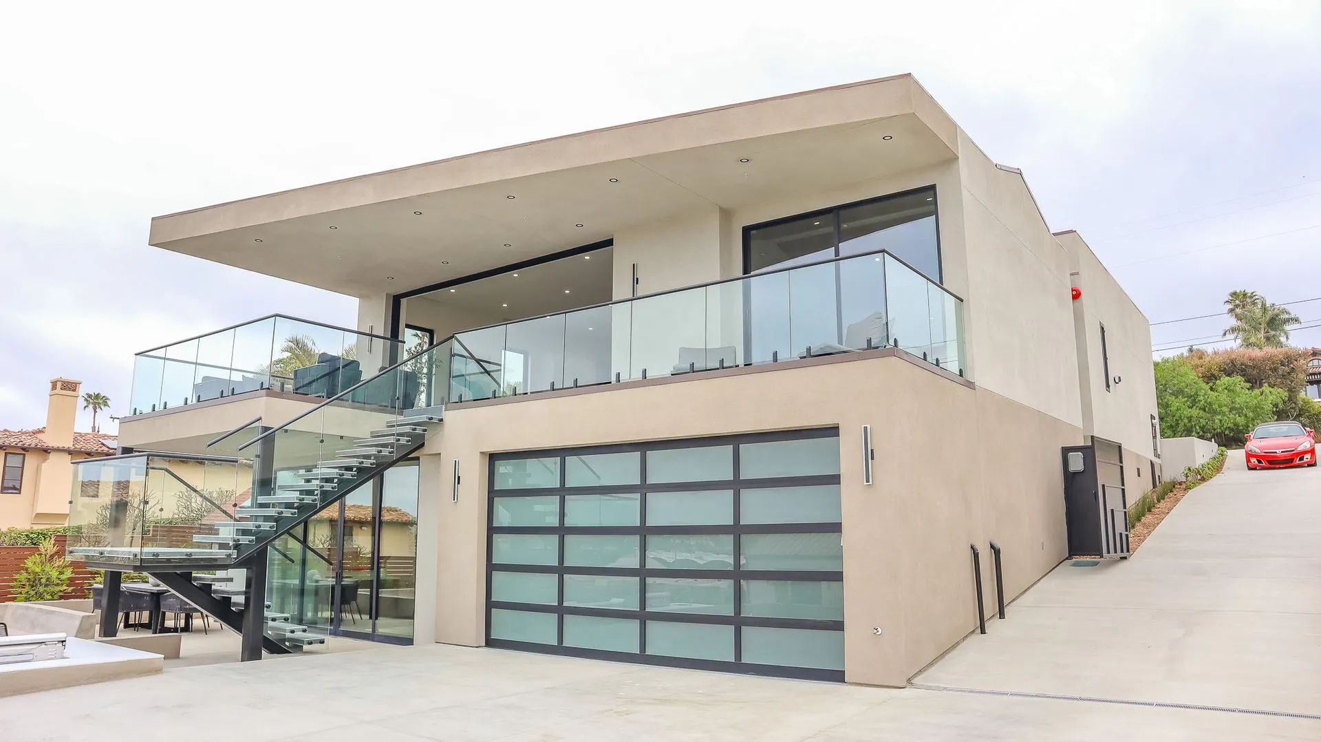 Contemporary two story home