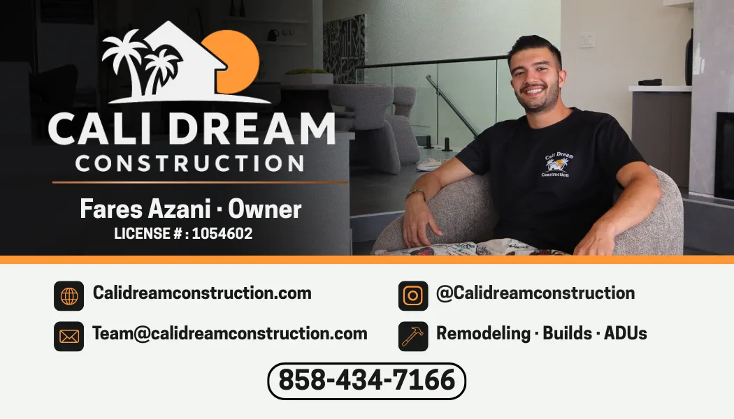 Fares, Owner of CaliDream Construction